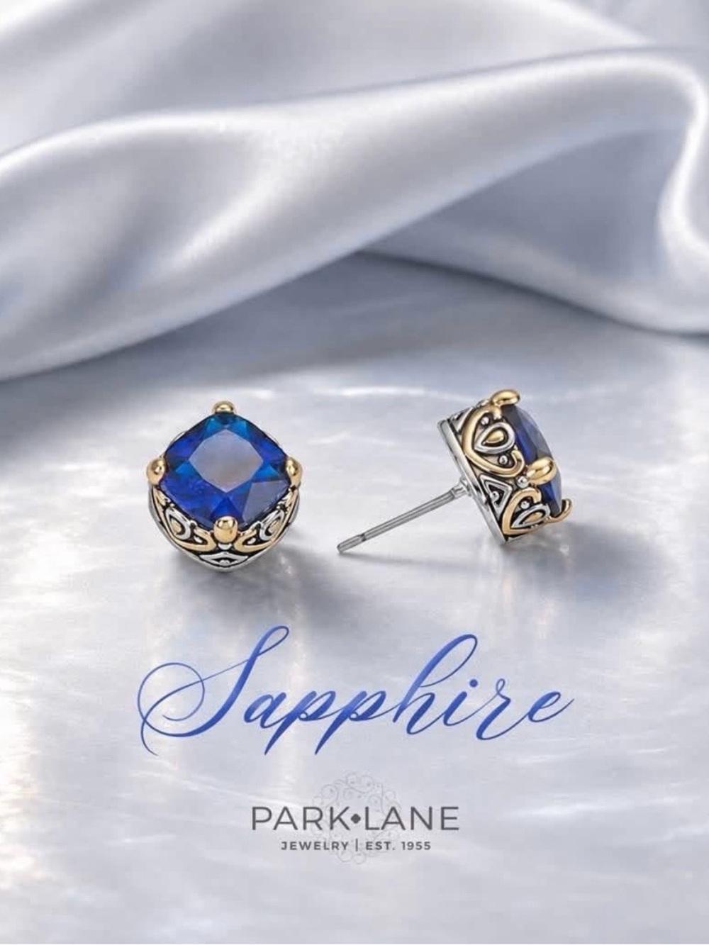 Park Lane Baby Signature “Sapphire” Earrings! BNIB!! Gorgeous!